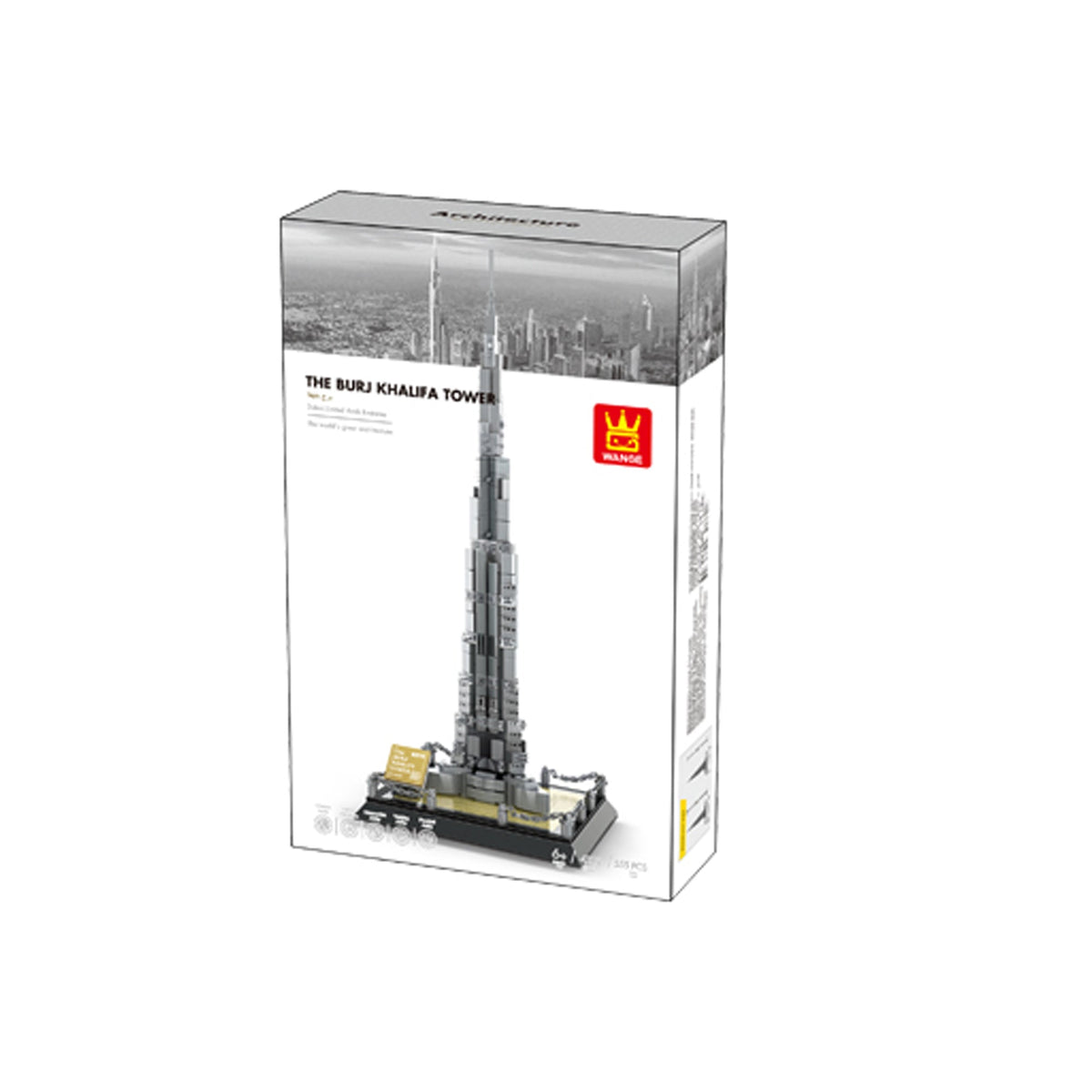 Wange The Burj Khalifa Tower 555 Piece Building Blocks Set