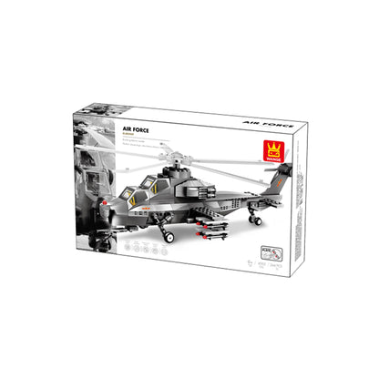 Wange Air Force Gunship 264 Piece Building Block Set