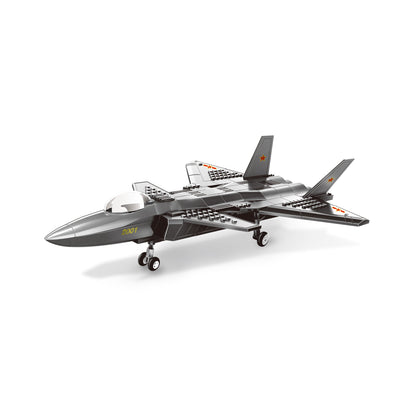 Wange Air Force Heavy Stealth Fighter 229 Piece Building Block Set
