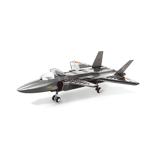 Wange Air Force Heavy Stealth Fighter 229 Piece Building Block Set