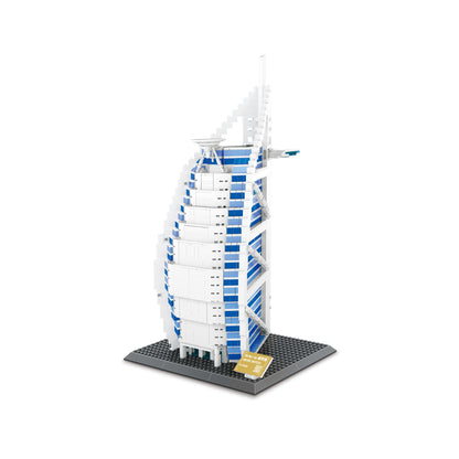 Wange Burj Al Arab Hotel 1306 Piece Building Blocks Set