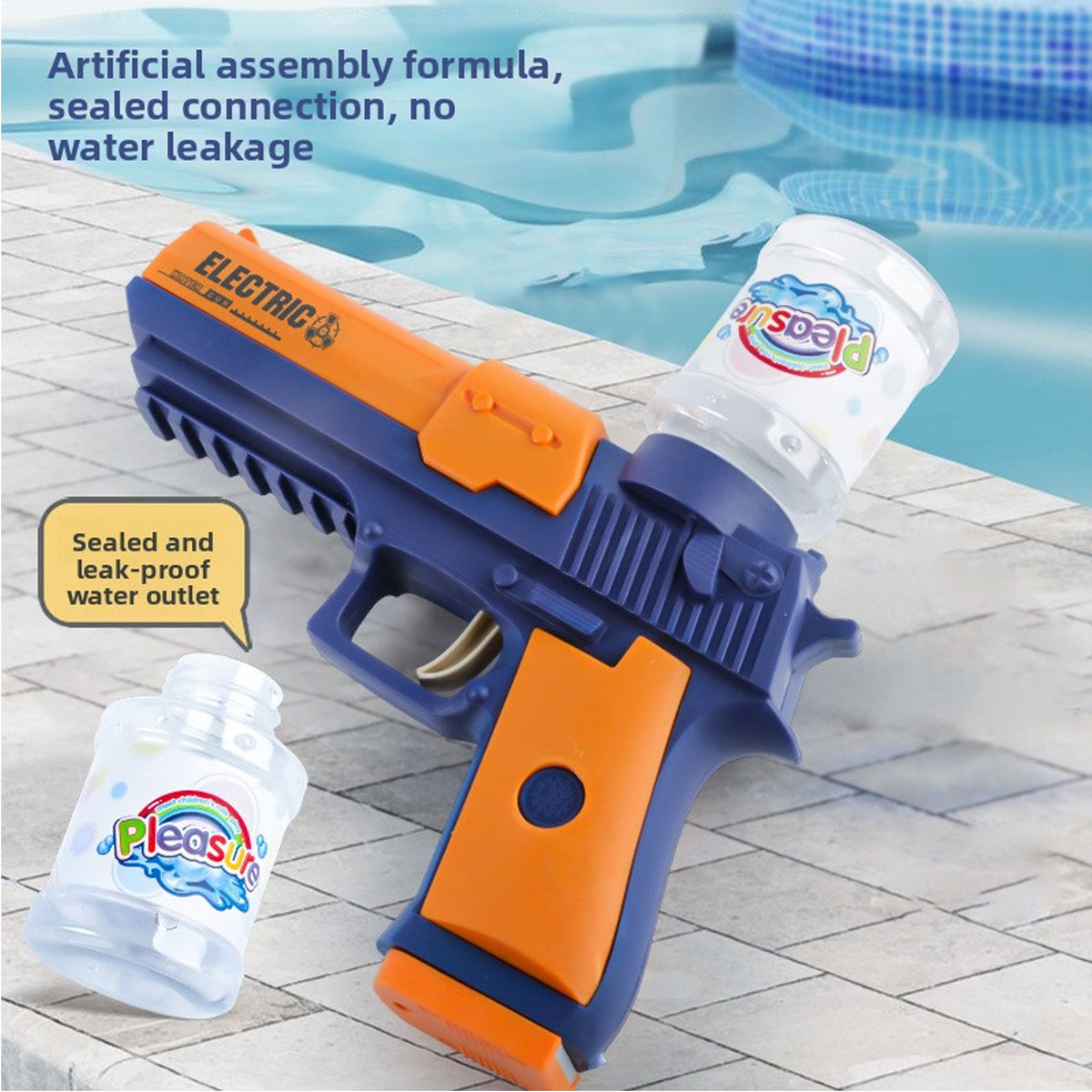 Electric Water Gun Blue & Orange