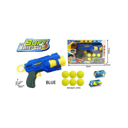 Soft Bullet Gun Blue