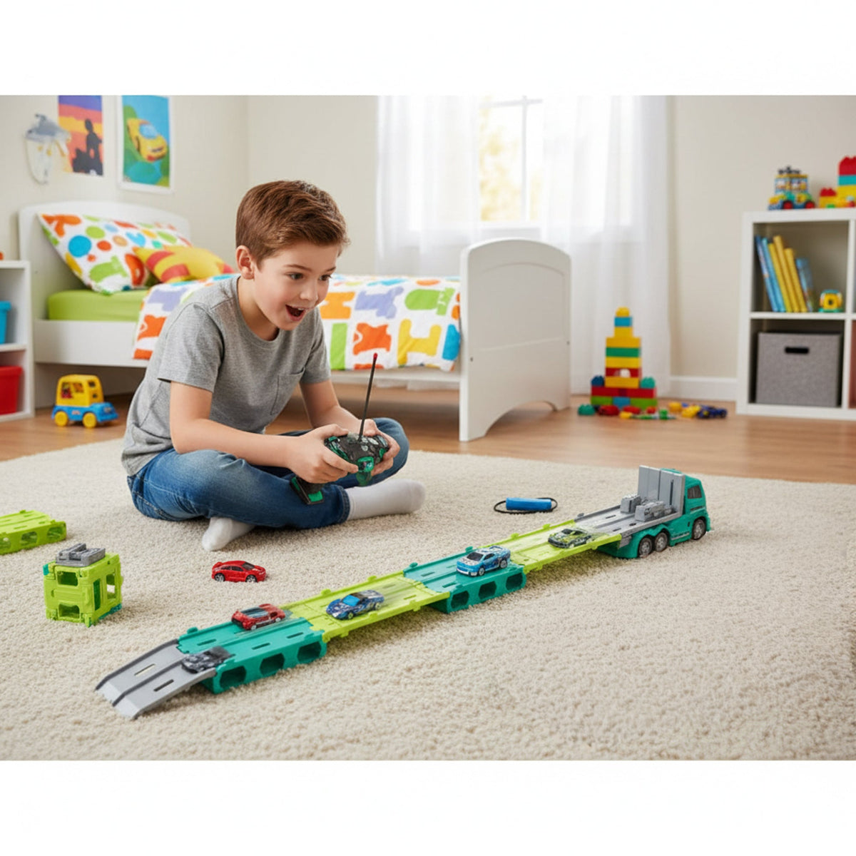 RC Kids Extendable Truck Blue